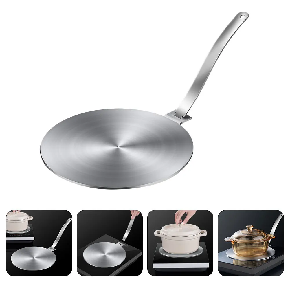 

Heat Conduction Plate Stainless Steel Cooking Heat Plate For Gas Electric Induction Stove Cooktop Converter Diffuser Ring