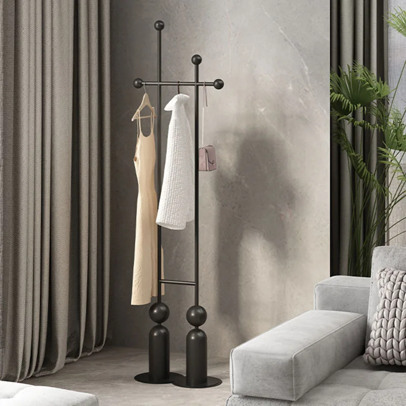 Modern Metal Portable Clothes Hangers Minimalist Storage Coat Rack Floor Standing Living Room Salon De Jardin Home Furniture