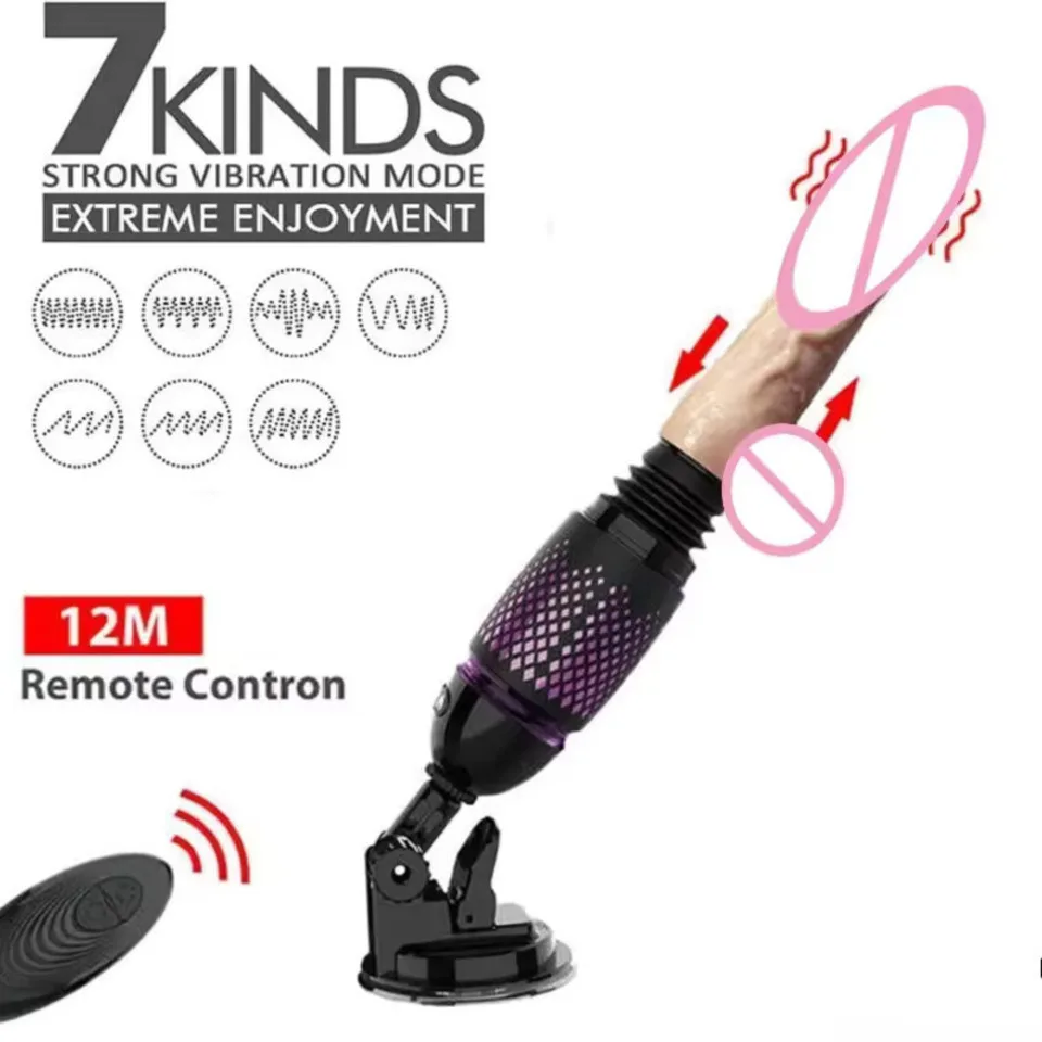 جديد الجنس بندقية التحكم عن بعد التلقائي تلسكوبي دسار آلة الجنس دسار الهزاز للإناث الاستمناء ضخ بندقية الجنس لعب