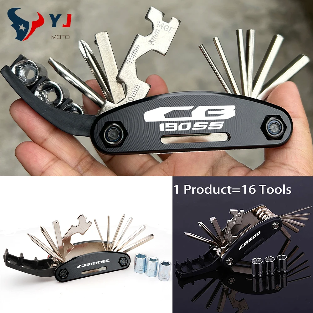 Juego de destornilladores y llaves para herramientas de motocicleta, accesorios de herramientas para Honda CB500X CB500F CB500 CB 500 X/F CB190R CB190SS CB190 190 R/SS