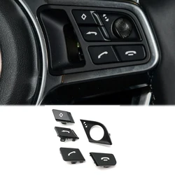 Botón multifunción para volante, interruptor de teléfono con ajuste de volumen para 2017-2020 Porsche Cayenne, Panamera, 2018-2022