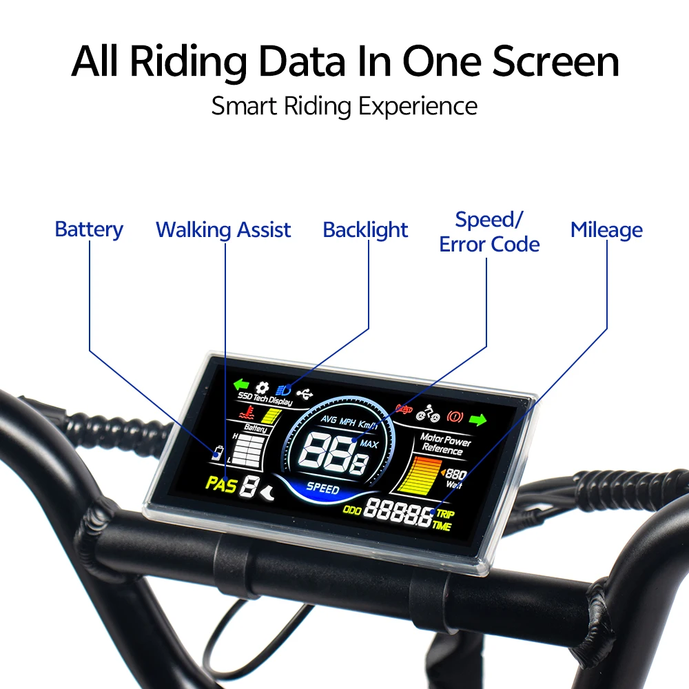 ebike-smart-lcd-display-48v-display-screen-5-pas-levels-meter-display-waterproof-5pins-cable-control-panel-chamrider-dt-dts-dh
