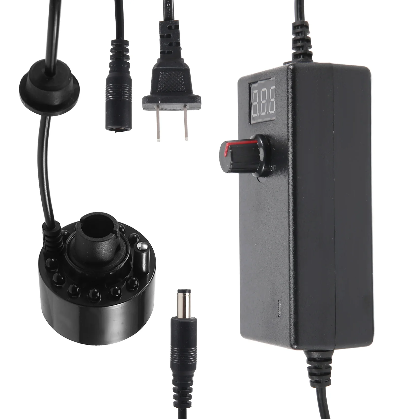 A01m fabricante de névoa fogger fonte água lagoa máquina nevoeiro atomizador umidificador ar haloween máquina fumaça preto eua plug