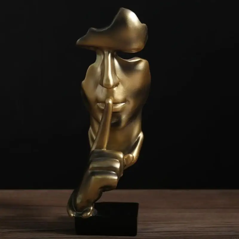 PXPC Nordic Abstract Sculpture Figurine Craft Resin Modern Art Statue Living Room Bedroom Office Decoration