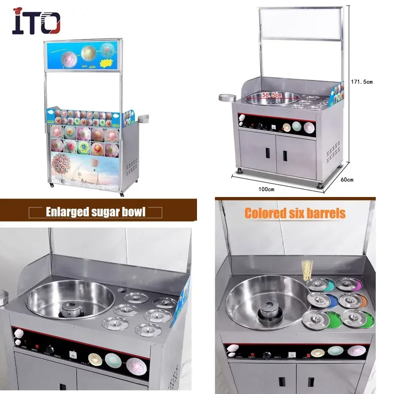 2026 Commercial Vending Machine Cotton Candy Marshmallow Machine Cotton Sugar Candy Machine