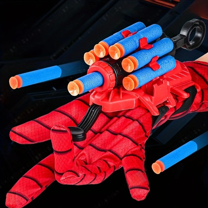 رذاذ المعصم الرصاص الناعمة مع قفازات إطلاق لعبة القنبلة الناعمة ألعاب الألعاب في الهواء الطلق