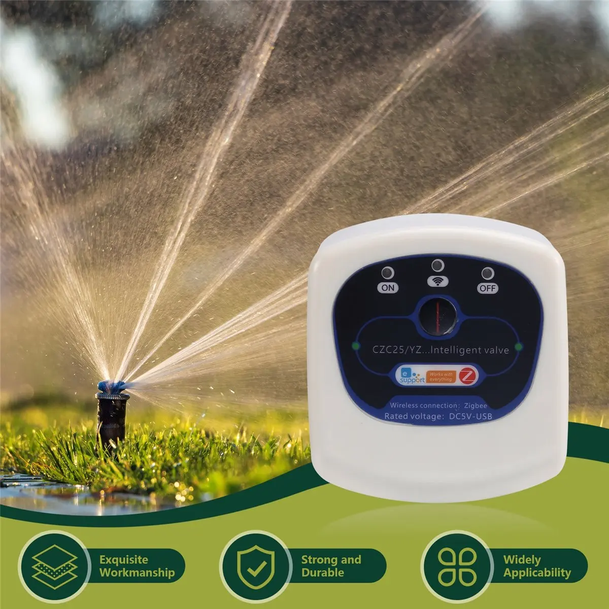 reveal Home Garden Wifi Smart Water Valve Wireless Controller Automation Shutoff Controller DN25 Ewelink APP