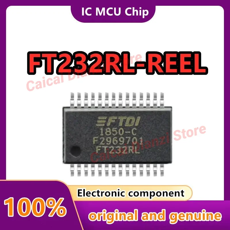 100-5PCS FT232RL-REEL FT232RL FT232 SOP-28 Chipset 100% New IC MCU