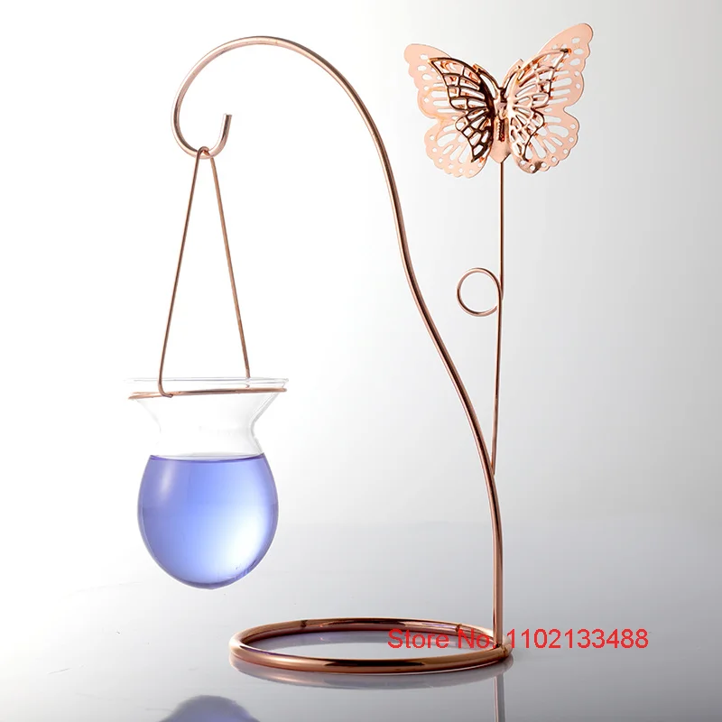 Suspended Cocktail Cup Creative Bar Glassware Drink Glass Fancy Hanging Bottle Smoothie Juice Tumbler Bowl Pot With Metal Frame