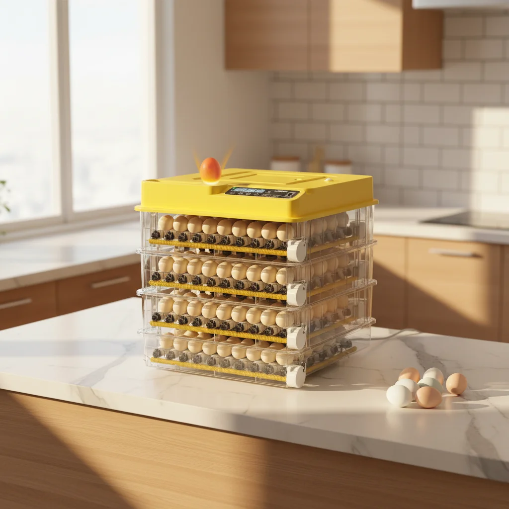 

72 Egg Automatic Incubator, Egg Turning Tray for Chicken Egg Hatching