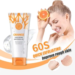 Orange Exfoliating Gel Dead Spot Remover Brighten Peeling 50g Gentle Repair Scrub Brighten Hydrating Moisturizer Skin Care