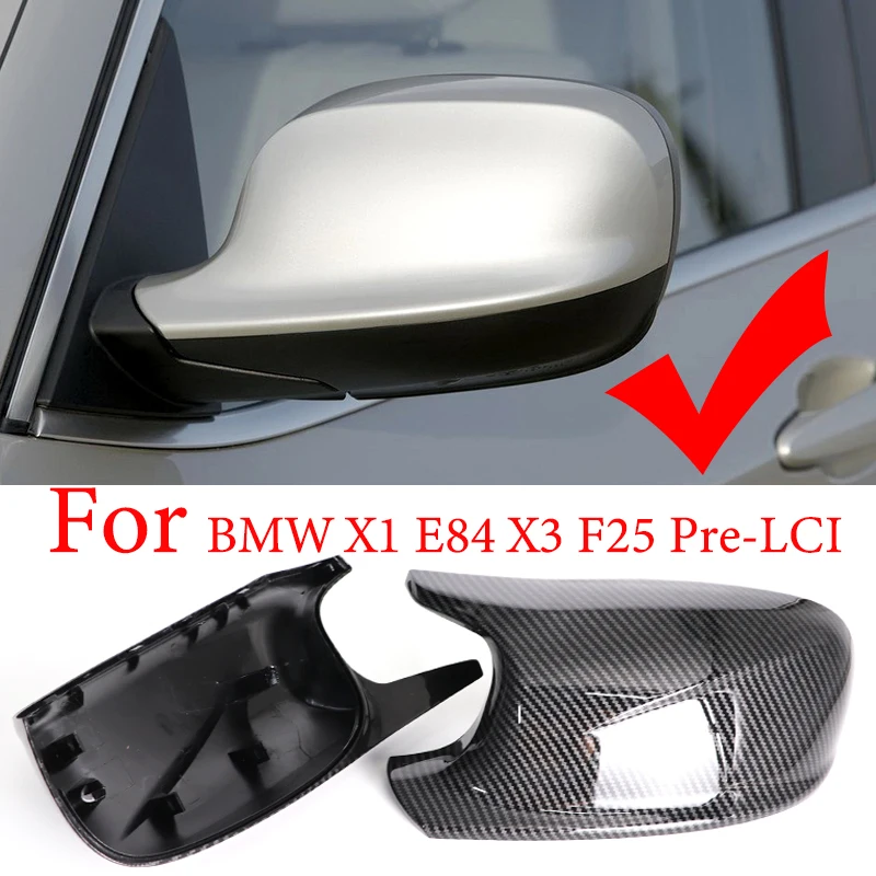 

For BMW X1 E84 X3 F25 Pre-LCI 2010 2011 2012 2013 M style black rearview mirror cover X3M Look rearview mirror cover