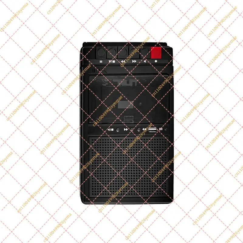 Portable Cassette Player & Recorder - Retro Classic Tape Deck with Two-Way Audio, All-in-One Walkman Unit
