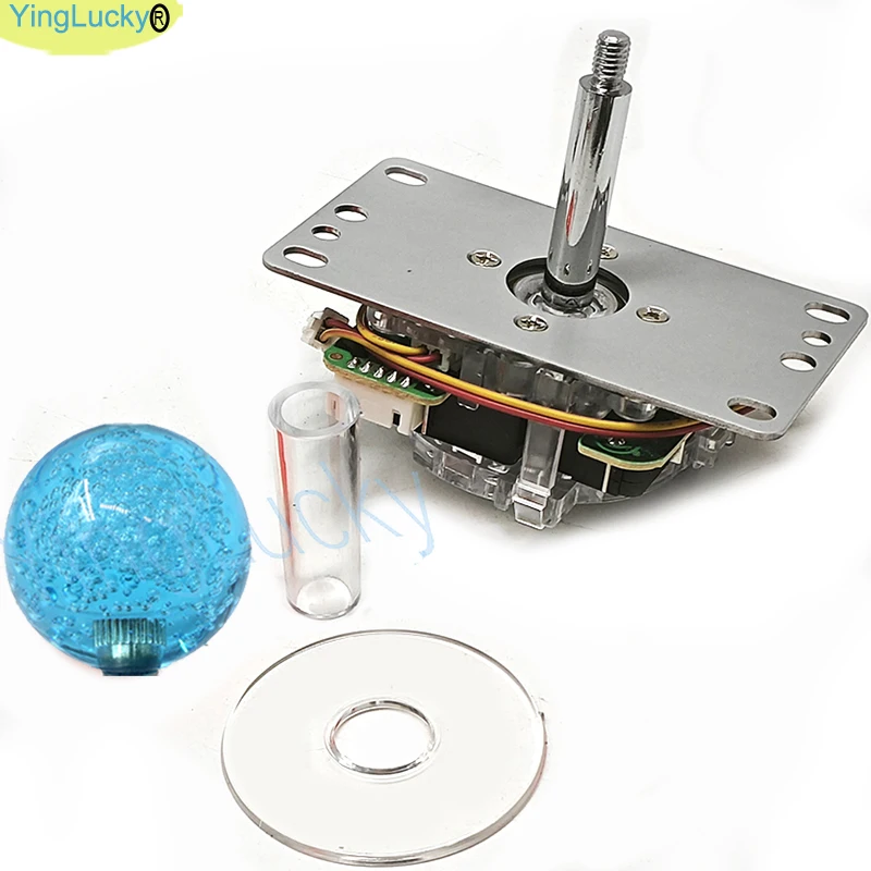 arcade 5 V LED joystick colorido luces iluminadas joystick SANWA tipo 5 pin joystick para Arcade Juego de pesca