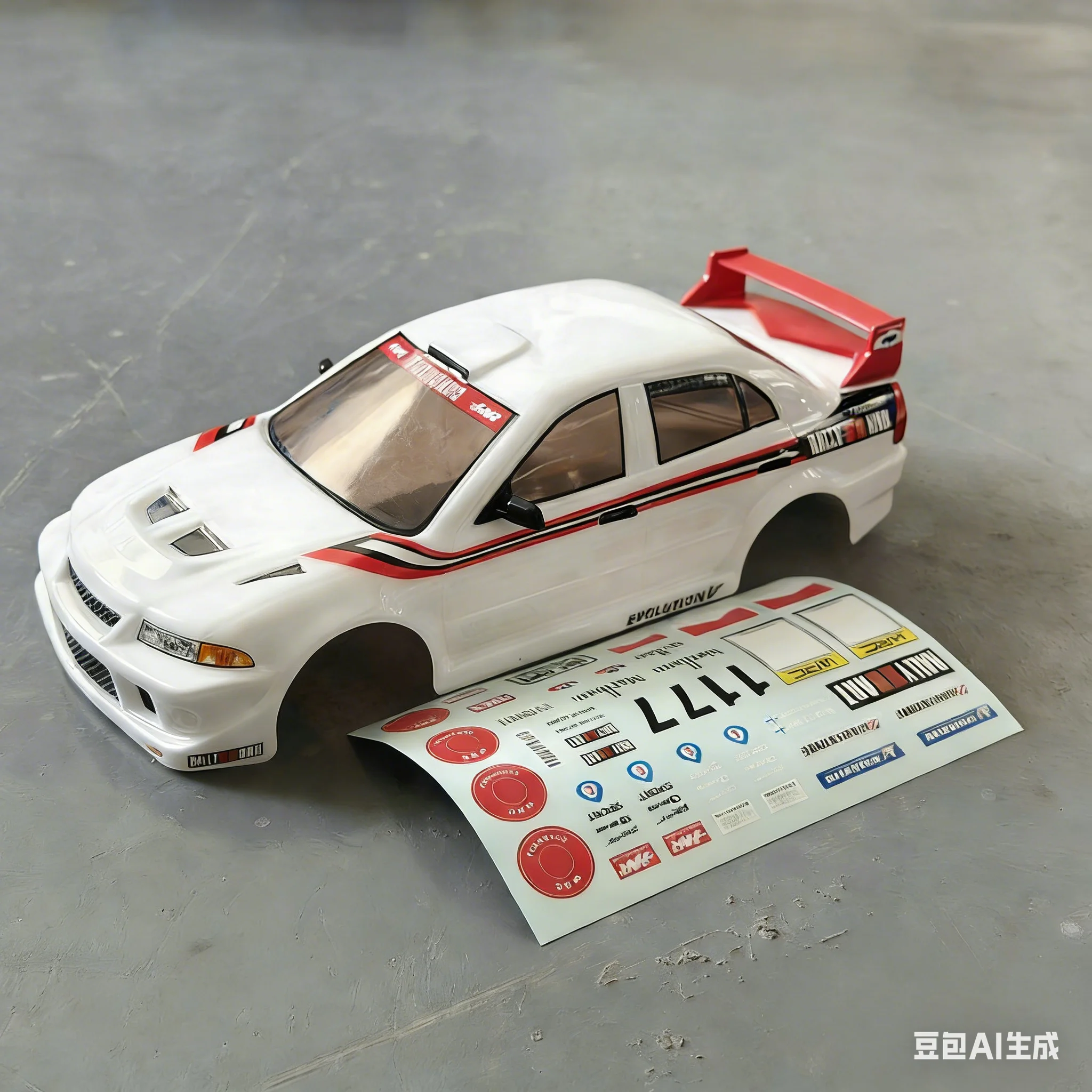HN H98349 Ready Assembled PVC Plastic Car Body Shell Fit H9804 Foxhound 1/10 RC Rally Car Realistic Look Direct Fit Upgrade