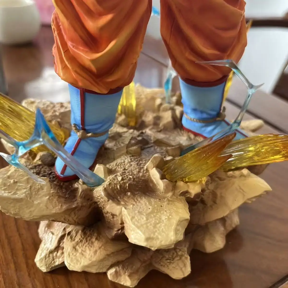 Dragon Ball Z Son Goku Ssj2 Figure Led Base Super Saiyan 2 Goku Pvc Action Figures 33cm/12.2inch Collection Model Toys Gifts