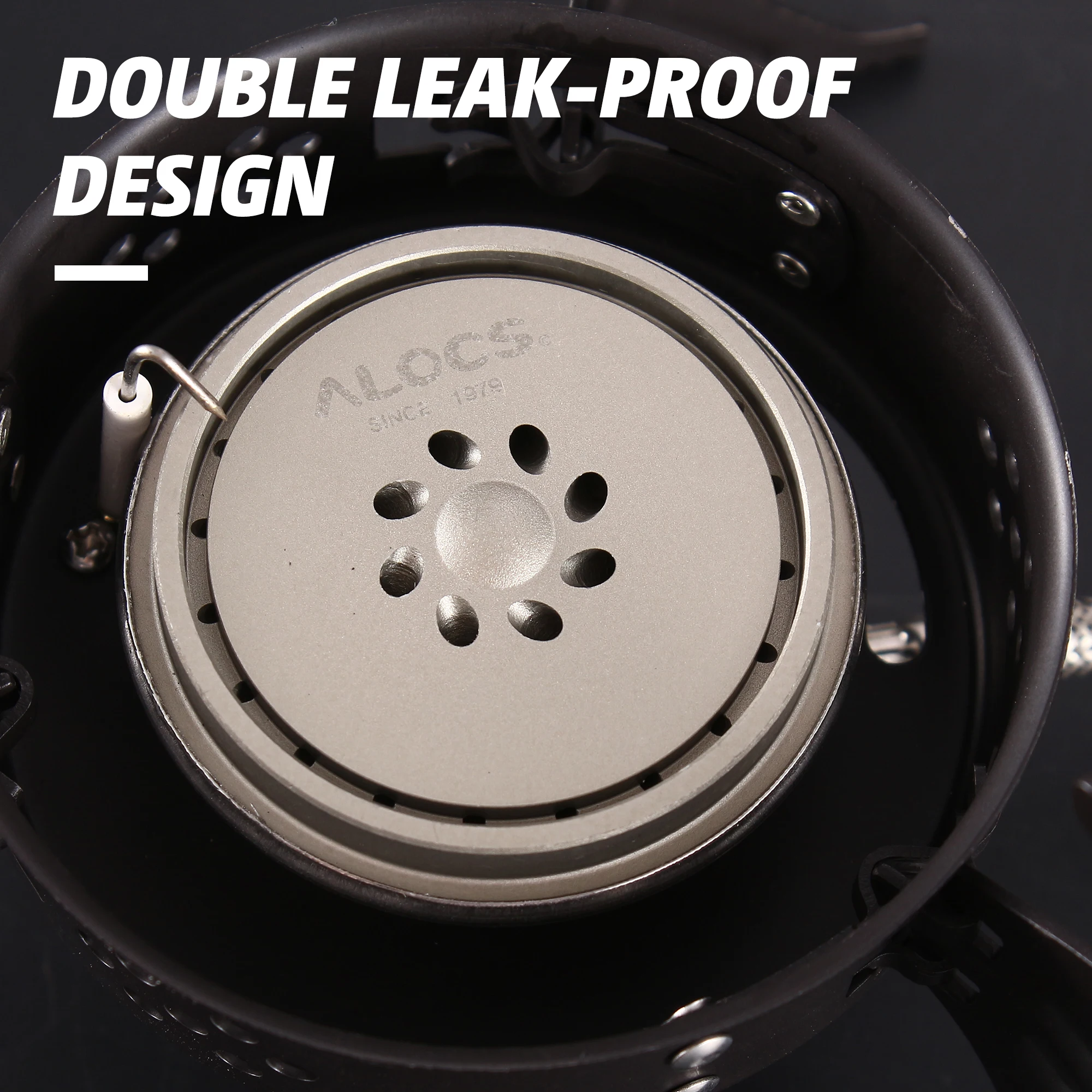 Kingpool แบบพกพากลางแจ้งทําอาหารเตาแก๊ส MINI SINGLE Burner สแตนเลส Picnic Tourist โพรเพนบิวเทนเตาแก๊สแคมป์ปิ้ง