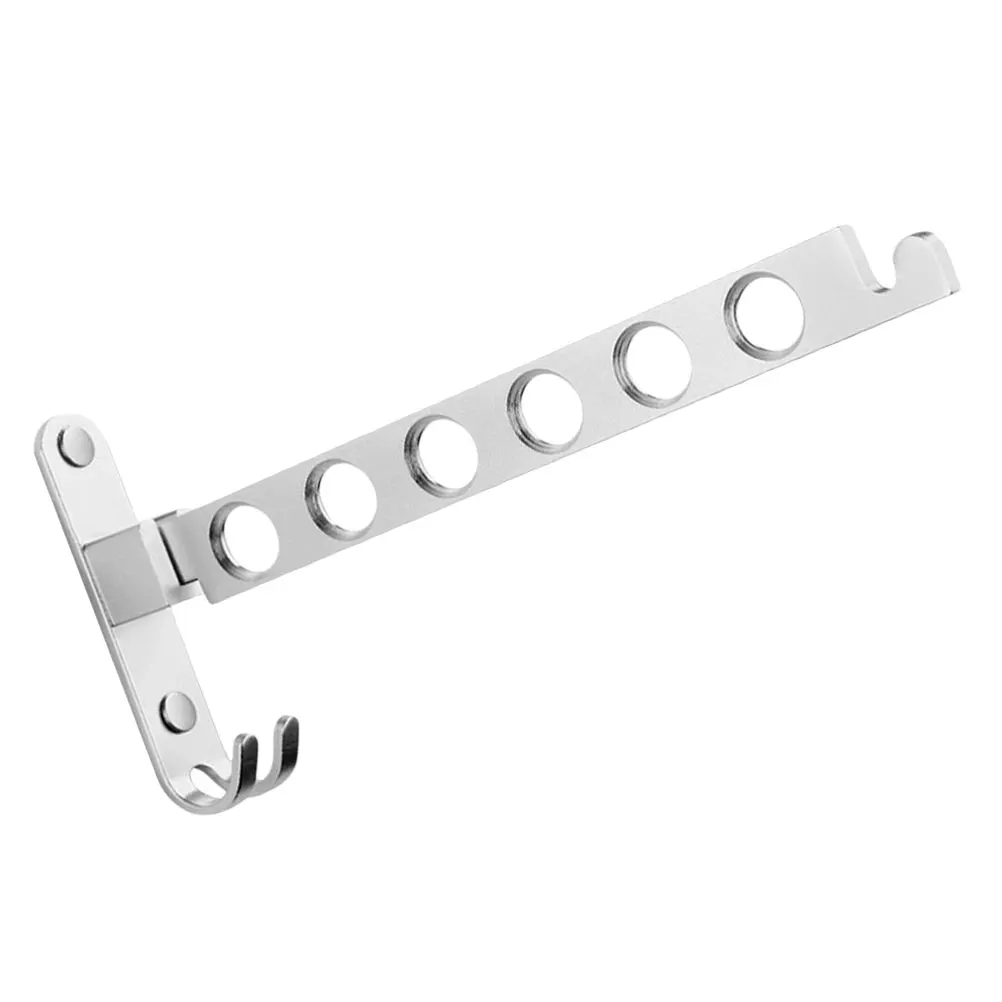 

Wall Mounted Drying Rack Aluminum Alloy Clothes Hanger Holder Space Saver Laundry Room Organizer Indoor