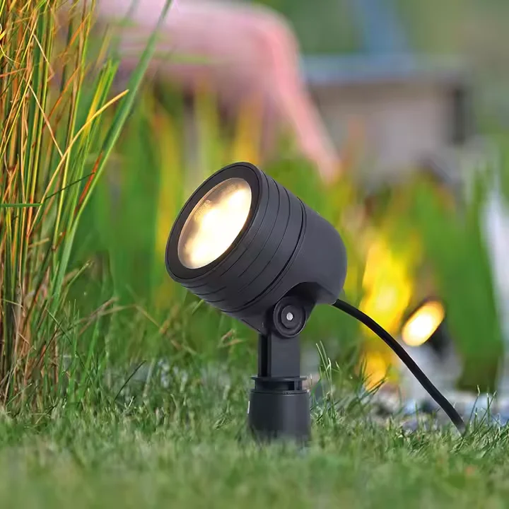 Adjustable LED Landscape Spotlight IP65 Rainproof Outdoor Lawn Lamp Low Power Energy Saving Yard Outside Garden Light