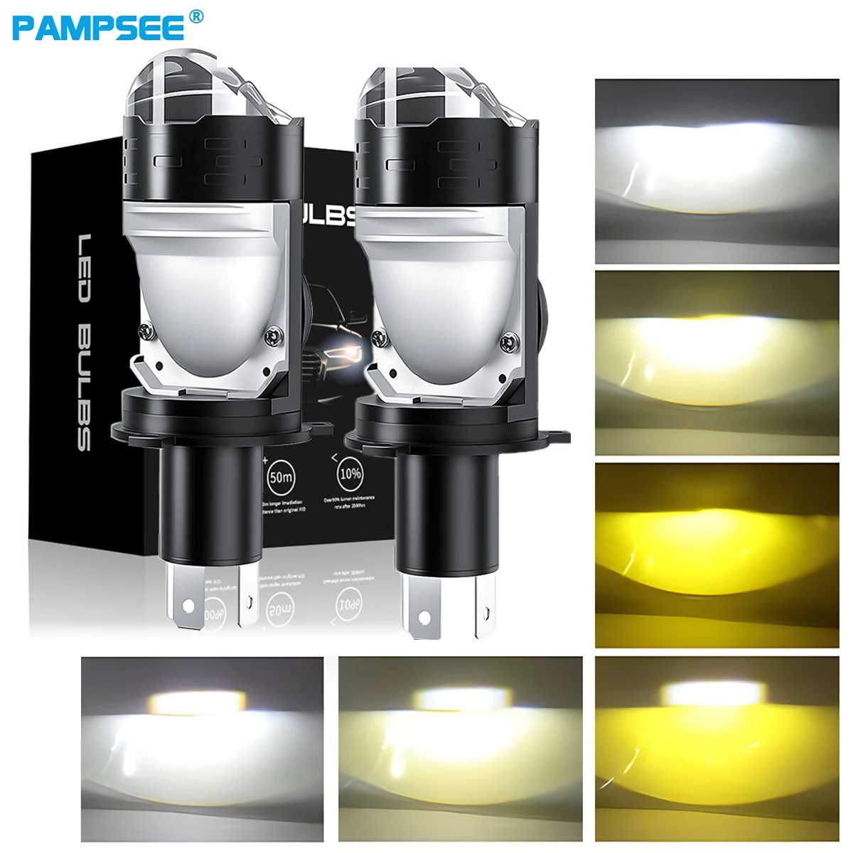 Pampsee H4 Bi Led M…