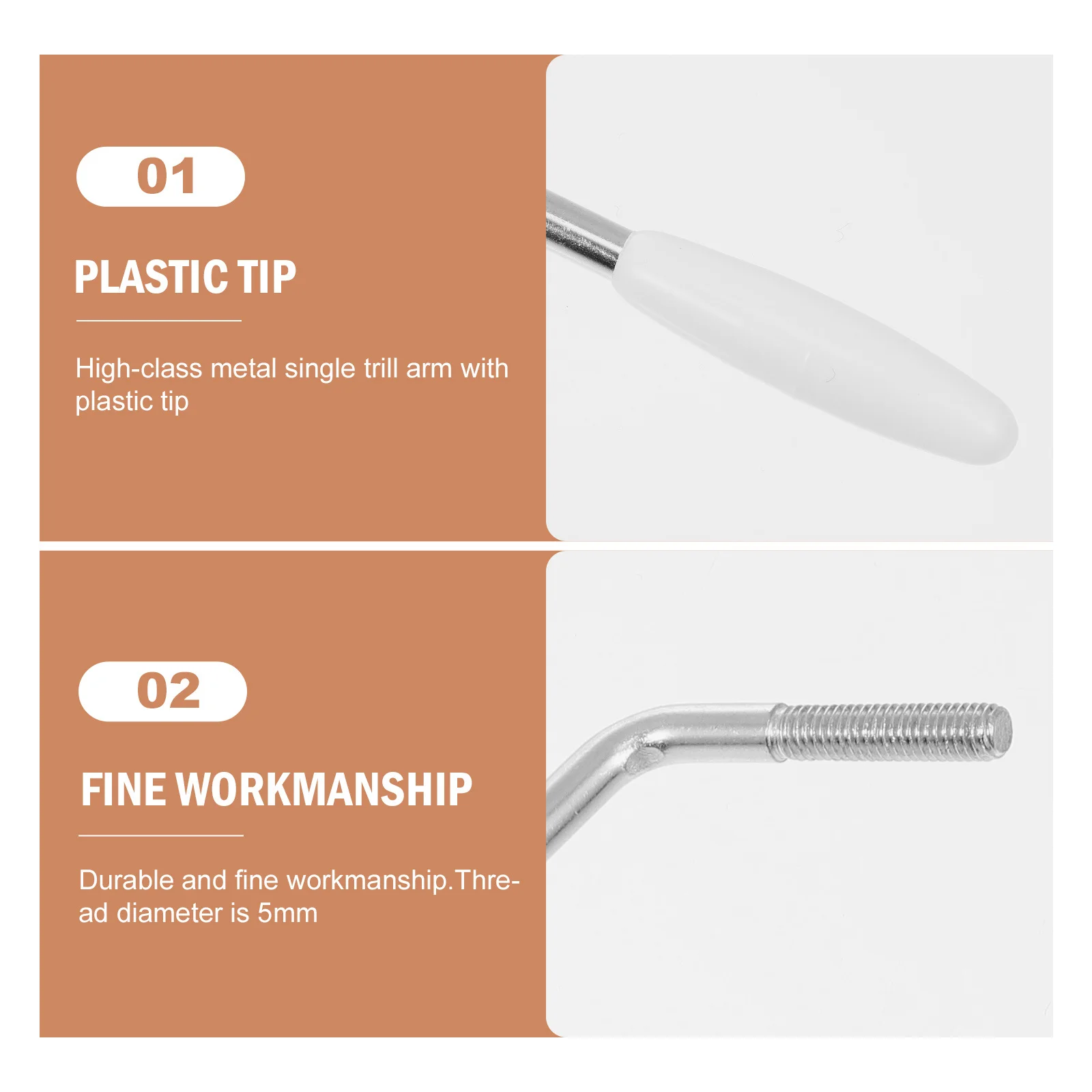 

1 set 1 Set Electric Guitar Whammy Bar Sturdy Metal Tremolo Arm For String Tension Control Vibrato Lever Replacement Part Guitar