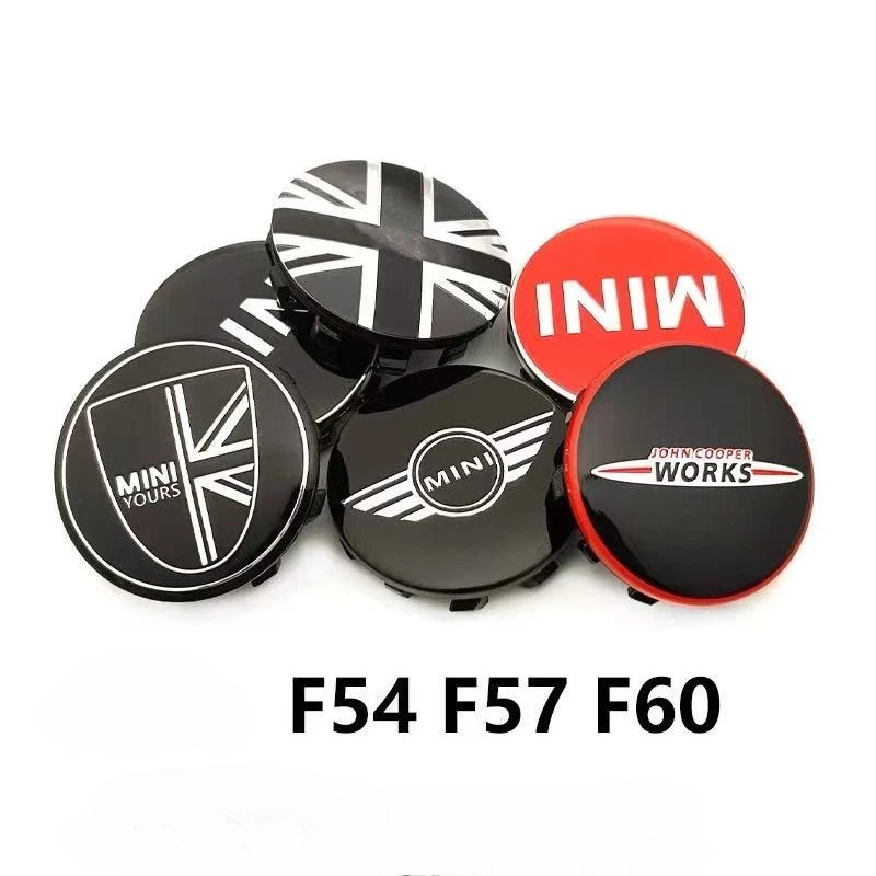 

4 x JCW 56MM Car Wheel Center Hub Caps Cover For mini Cooper F54 F55 F56 F57 F60.Suitable for BMW ABS hub center cover.