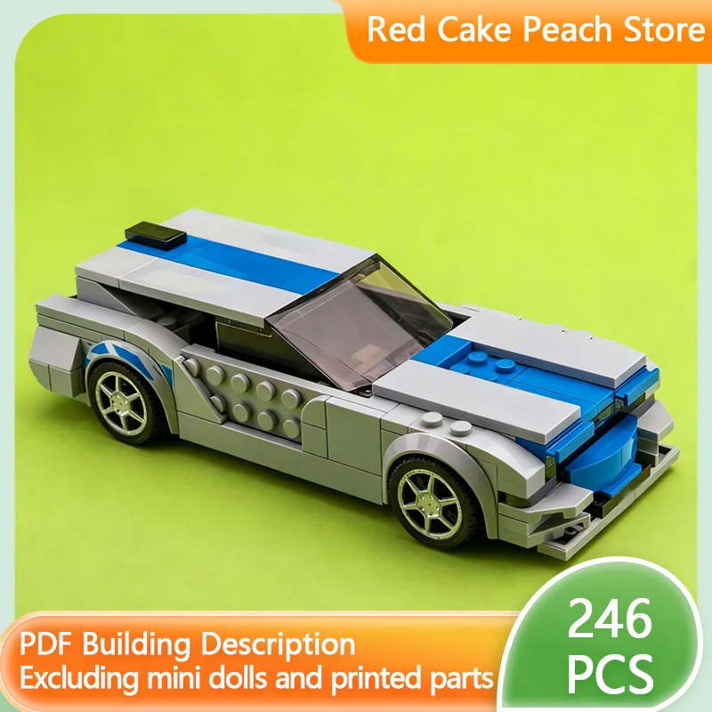 

Speed Racing Car Model MOC Building Bricks Modify Two-Door Sports Car Modular Technology Children Holiday Gifts Assemble Toys