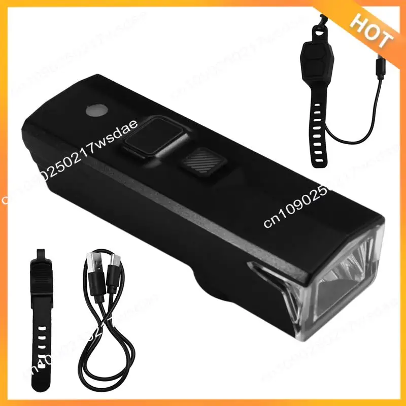 

X08A Smart Bicycle Front Light Rechargeable Bike Headlight With Horn Wireless Remote Control Bicycle Flashlight For Riding