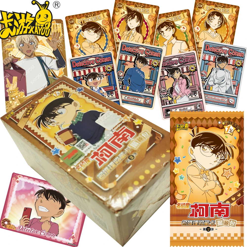 

Original KAYOU Detective Conan Collection Cards Mouri Ran Amuro Tōru Anime Leisure Daily Character Cards Gifts for Fan Friends