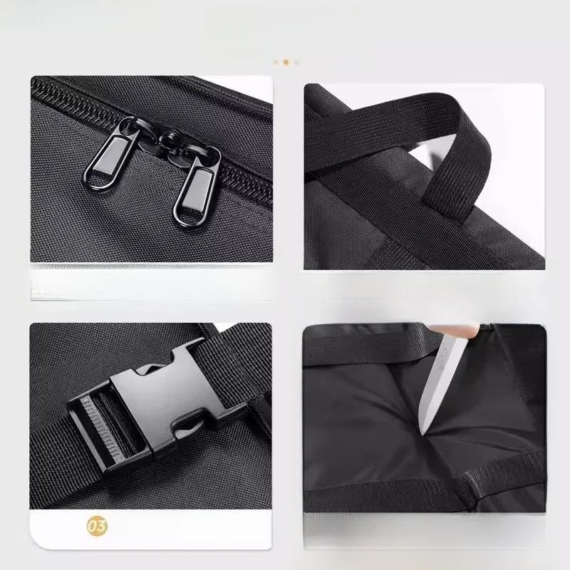 Bolsa de Viagem ande em Tecido Ox para Viagens Aéreas Mudança para o Exterior Organizador de Armazenamento à Prova d'Água