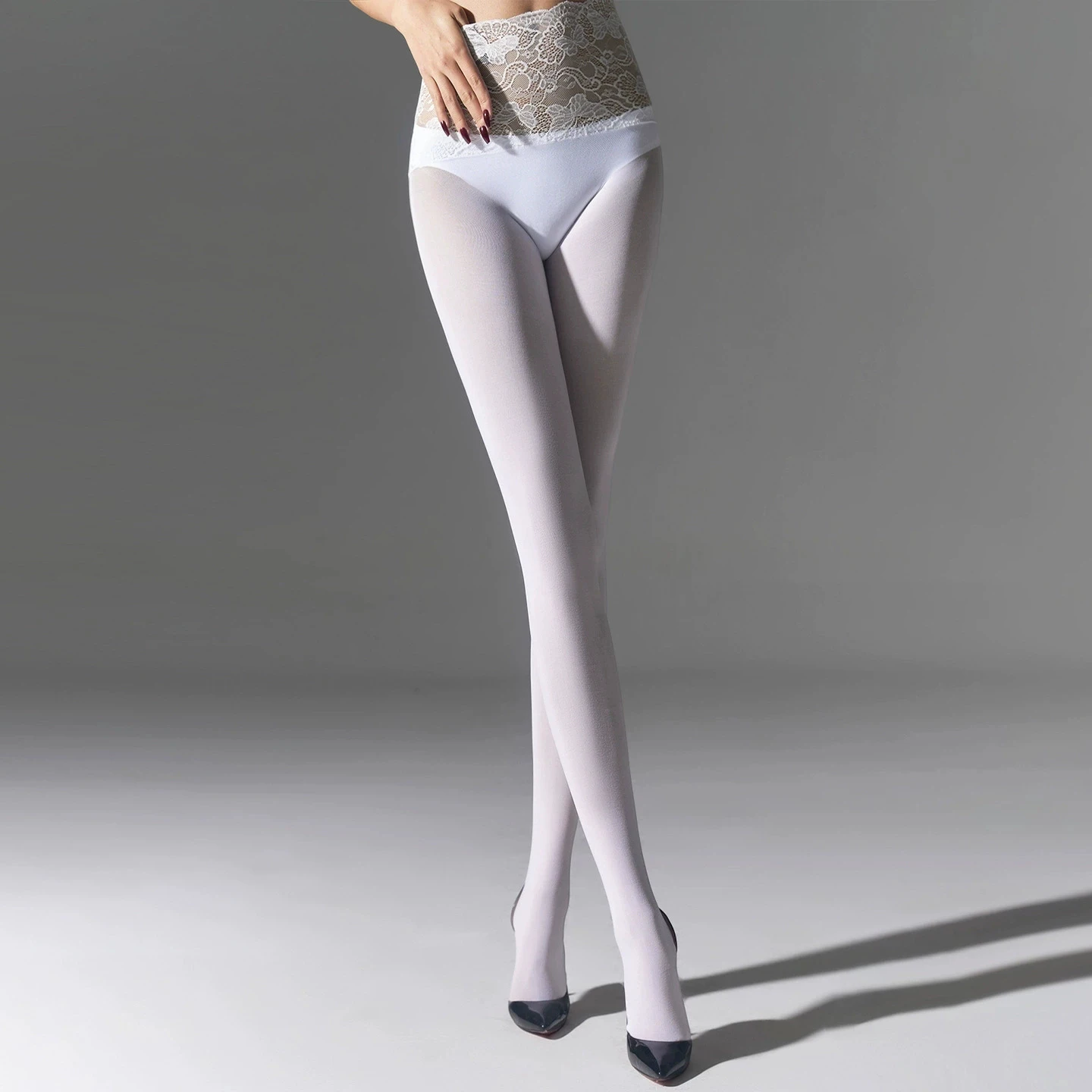 Herbst Winter 200D Samt Strumpfhosen frauen Hohe Taille Spitze Leggings Warme Gestaltung Schlanke Bein Pack Hüfte Frau Strumpfhosen Sexy strumpfhosen
