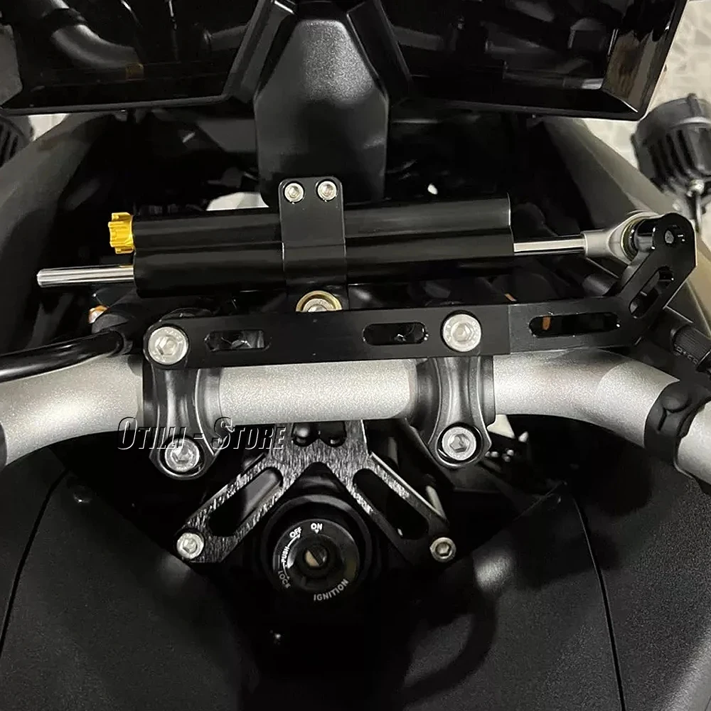 For YAMAHA Tracer9 Tracer 9 GT 2021-2023 Adjustable Stabilizer Steering Damper With Bracket Mount CNC Motorcycle Accessories - Image 4
