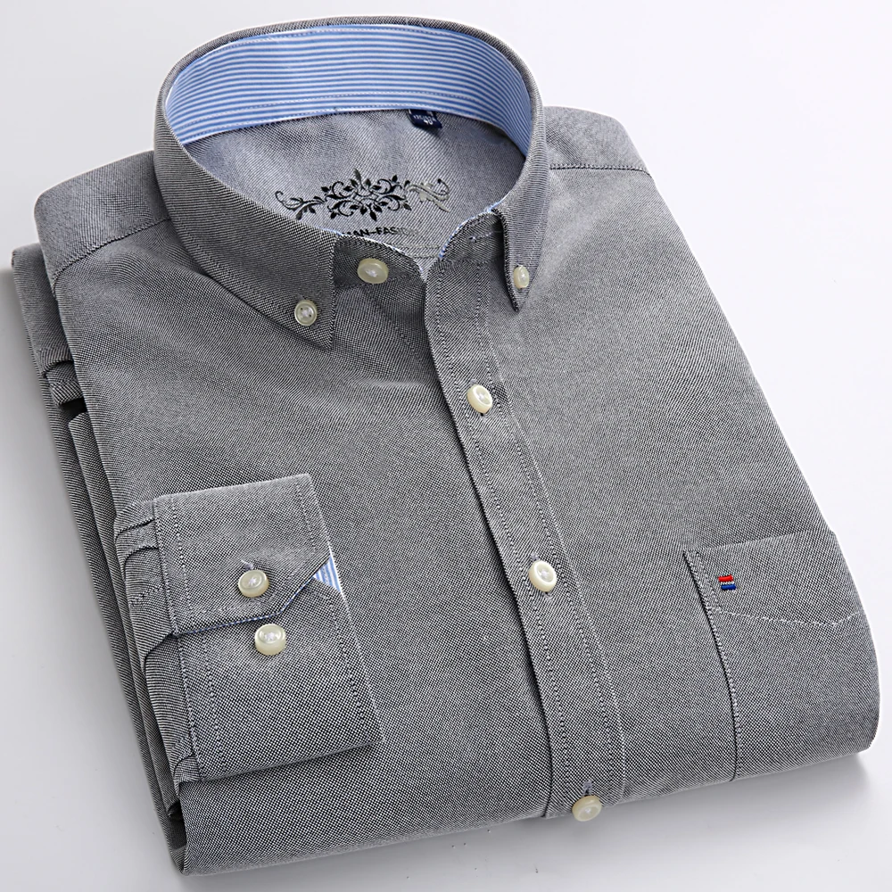 camisa-oxford-de-manga-larga-para-hombre-con-bolsillo-de-parche-Unico-mochila-de-cuero-pu-bolso-de-mano-con-doble-correa-p