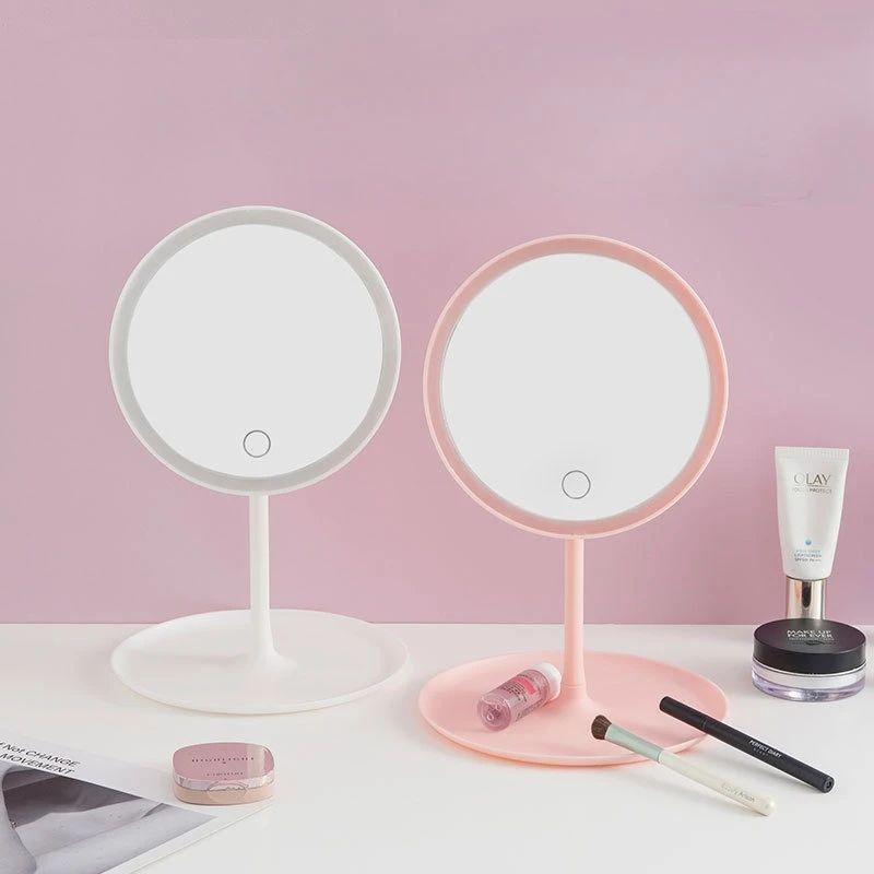 

Princess Interior Decorative Mirrors Room Tabletop Nordic Light Decorative Mirrors Vanity Plastic Home Cosmetische Spiegel MHHZJ