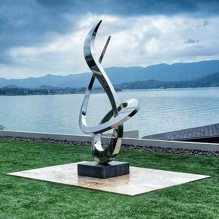 Stainless Steel Polished Growth Sculpture Customized Shape Custom Color 3-Year Warranty for Outdoor Pool Garden Deposit Only