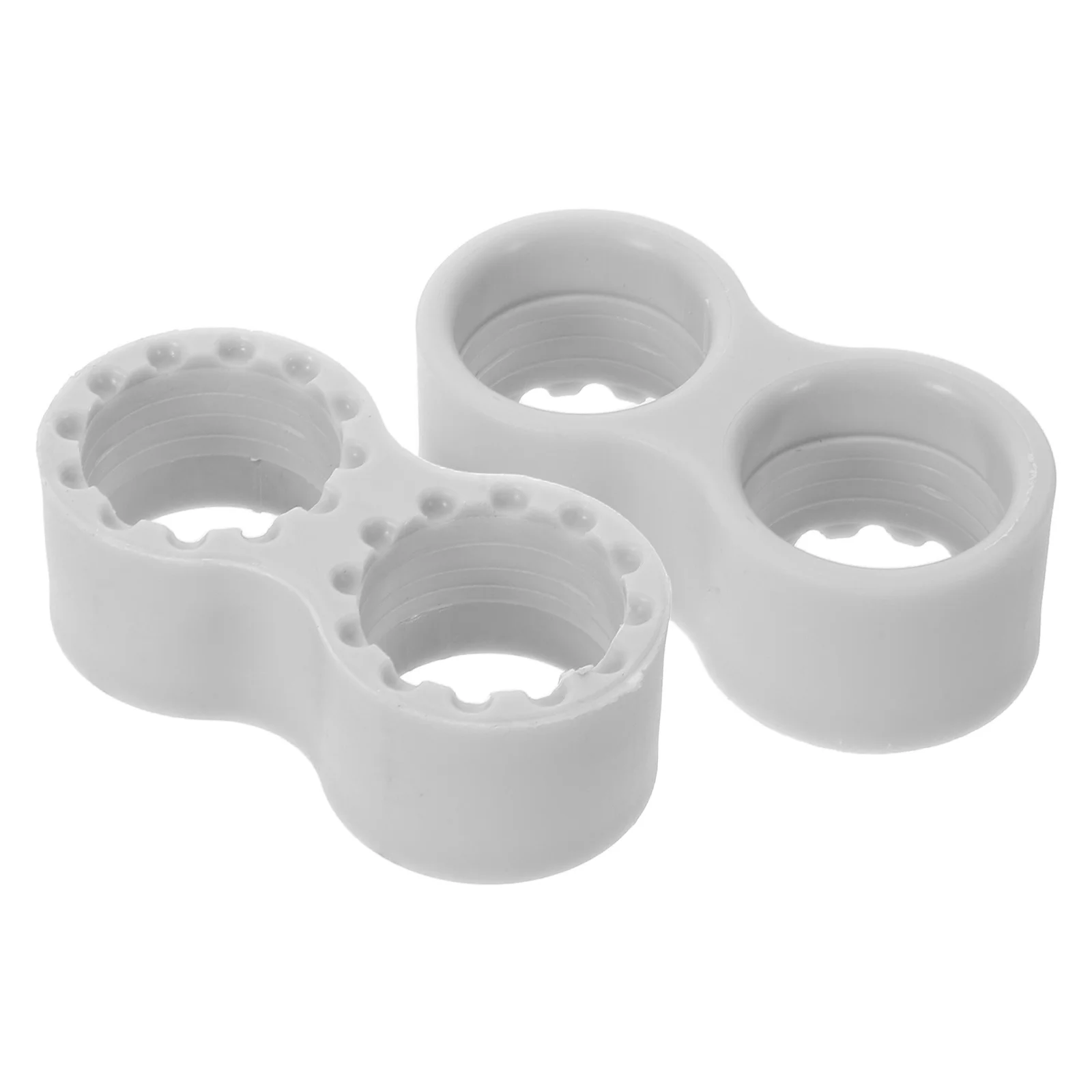 ฐานกันลื่นสำหรับคอกกั้นเด็ก 2 ชิ้น ทำจากพลาสติก ติดตั้งง่าย ใช้ยึดพื้น สำหรับเด็กวัยหัดเดิน รั้วกั้นเด็ก อุปกรณ์เสริมสำหรับสัตว์เลี้ยงและเด็กทารก