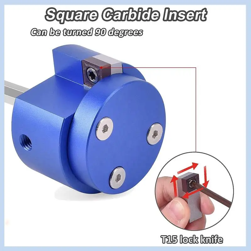 

MLGB-PVC Pipe Internal Cutter 1/4Inch Hexagonal Handle Pipe Internal Cutter Pipe Cutter Set