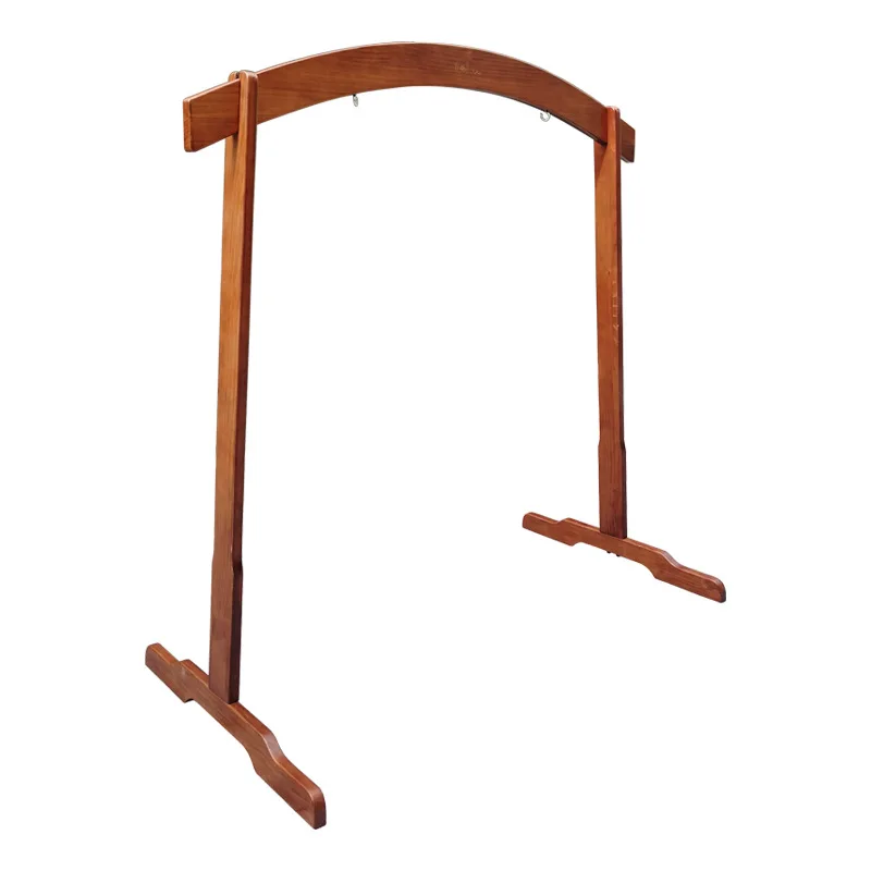 Solid wood gong frame Wooden arched gong sound therapy gong frame