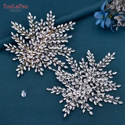 YouLaPan Bridal Headpiece Fashion Woman Wedding Headband Bridal Hair Accessories Rhinestone Bride Head Piece for Party HP438