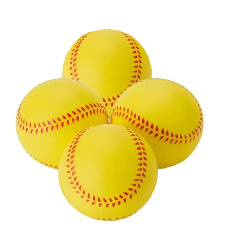 2J Soft Baseball Stitched Training Softball Lightweight Practice Ball For Kids Beginner Indoor Outdoor Batting Fielding Sport