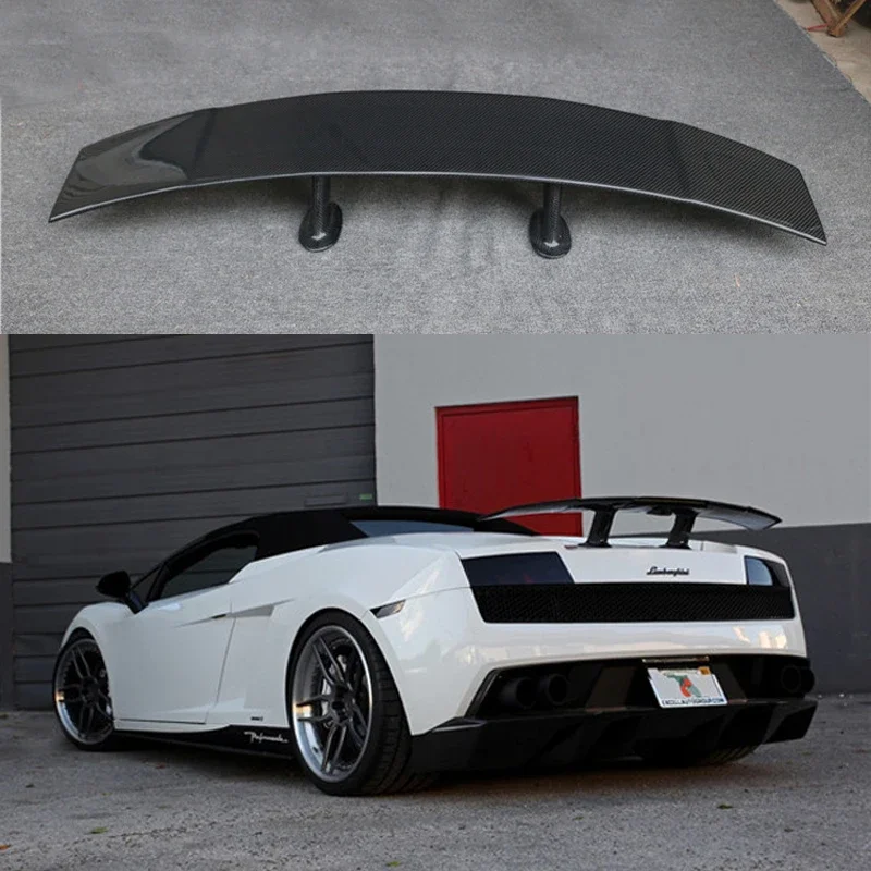 For Lamborghini Gallard LP550 LP560 LP570 550 560 570 carbon fiber Tail fins Rear Spoiler Guide Wing Rear Wing diverter body kit