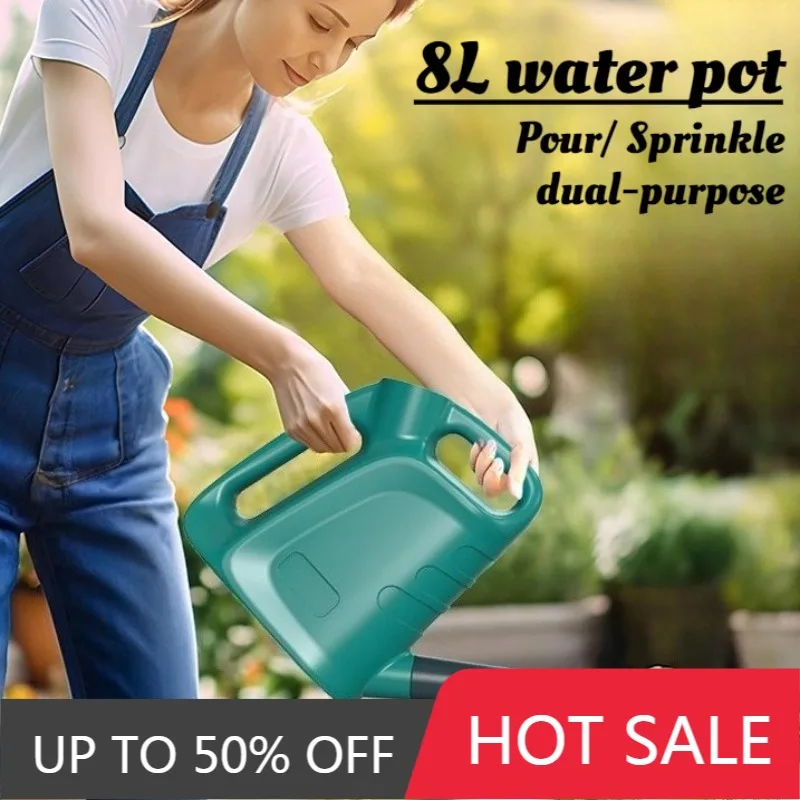 Classic Green Long-billed Sprayers Environmental Thickened High-capacity Water Pot Uniformly Spray Sealed Modern Garden Supplies