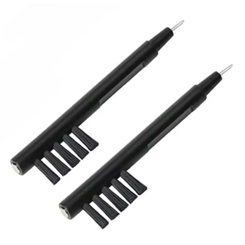 

2pcs Ear Care Mini Cleaning Brush With Wax Loop and Magnet for Hearing Aids and Earphones Cleaning Tool Amplifier Brushes