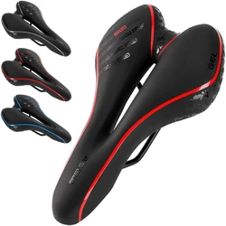 MTB Mountain Bike Seat Road Bicycle Saddle Comfortable Soft Cycling Cushion Exercise Bike Saddle for Men and Women Wholesale