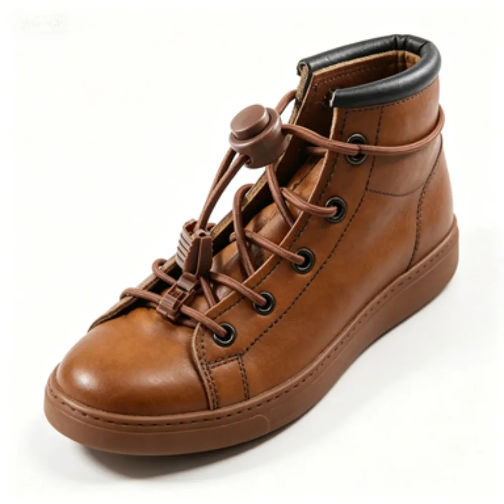 Unisex No Tie Shoelaces with Spring Lock Elastic Solid Color Lazy Laces for Sneakers Casual Shoe Accessories