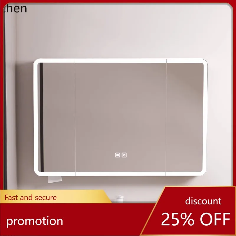 

LXC Bathroom Mirror Cabinet with Smart Lighting, Wall-Mounted Storage Cabinet with Vanity Mirror