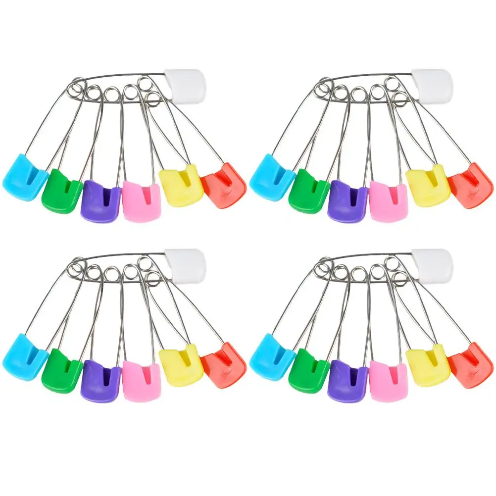 

50pcs Safety for Baby Diaper Clothes Newborn Nappy Large Large Safety Pins Pins Adjustable Comfortable Portable
