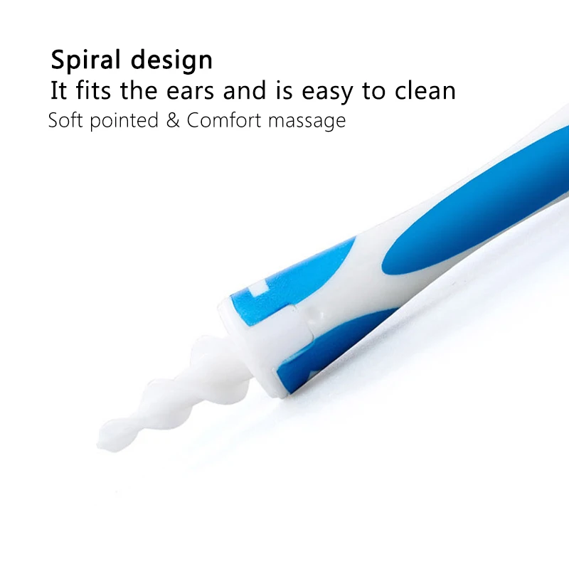 16Pcs/set 2022 New Portable Safety Silicone Ear Care Tool Set Soft Spiral Ear Cleaner Healthy Ear Wax Removal Tool