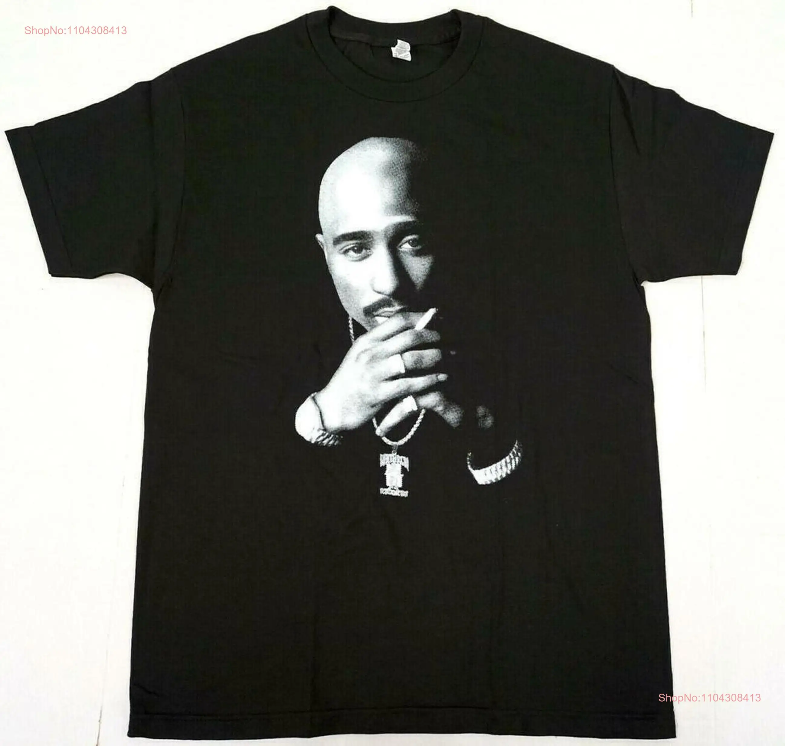 2Pac Tupac Shakur Hip Hop BamiFines T Shirt long or short sleeves