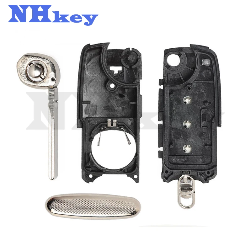 NHKEY Flip Key shell  For Bentley Continental GT Flying Spur Mulsanne Arnage 3+1B high quality